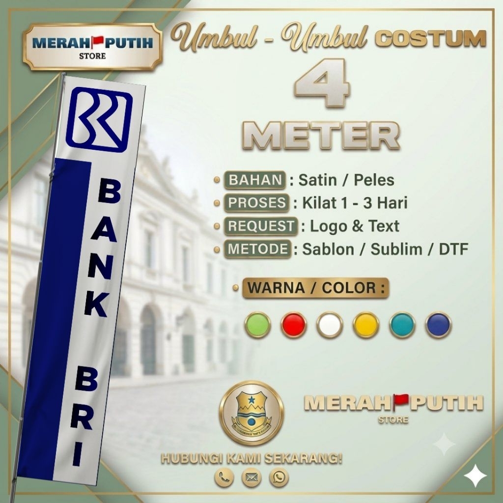 UMBUL UMBUL COSTUM 4 METER
