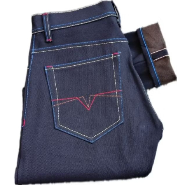 CELANA DENIM SALVEDGE DENIM RAW 17oz UKURAN 23 - 34 Warna Coklat