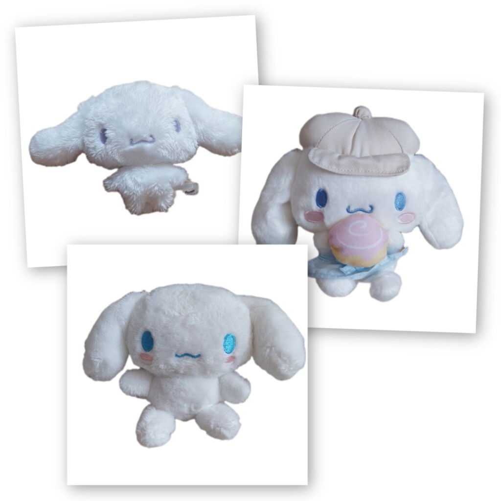 Boneka Ganci Cinnamoroll Plush Keychain Sanrio Original