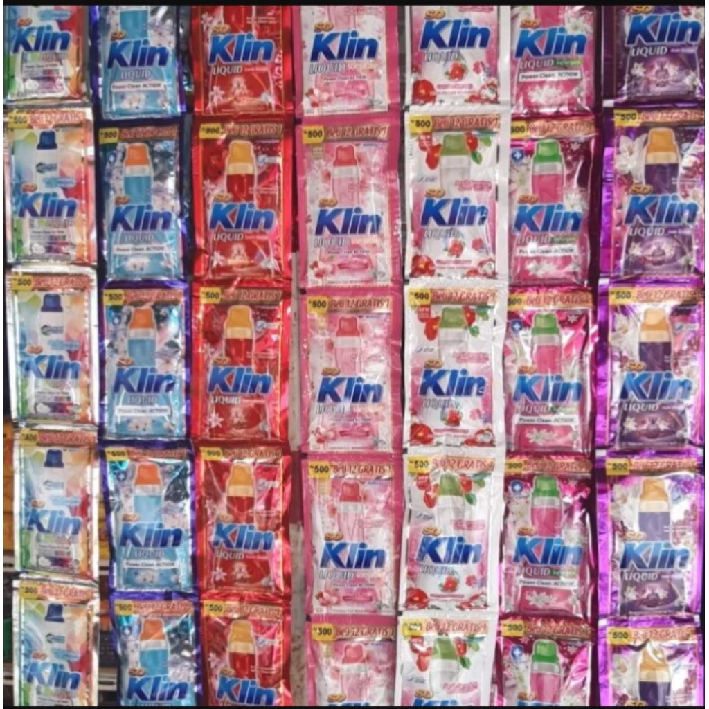 Soklin Deterjen Bubuk 120 Sachet - Softergent, Deterjen Cair 120 Sachet, Liquid Softergent 120 Sache
