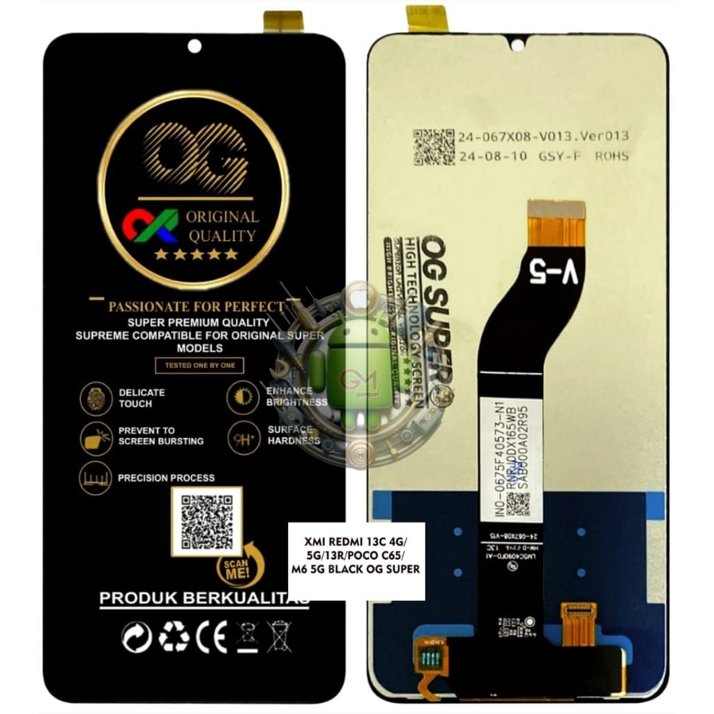 LCD REDMI 13C/LCD TOUCHSCREEN XIAOMI REDMI 13C/13R/POCO C65 FULLSET ORIGINAL