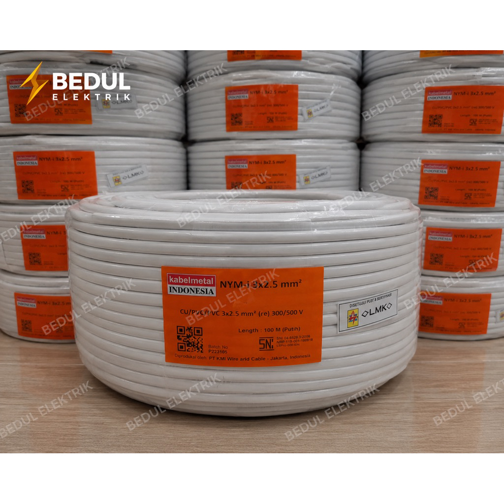 nym 3x2,5 metal @100m kabel 3x2,5 metalindo