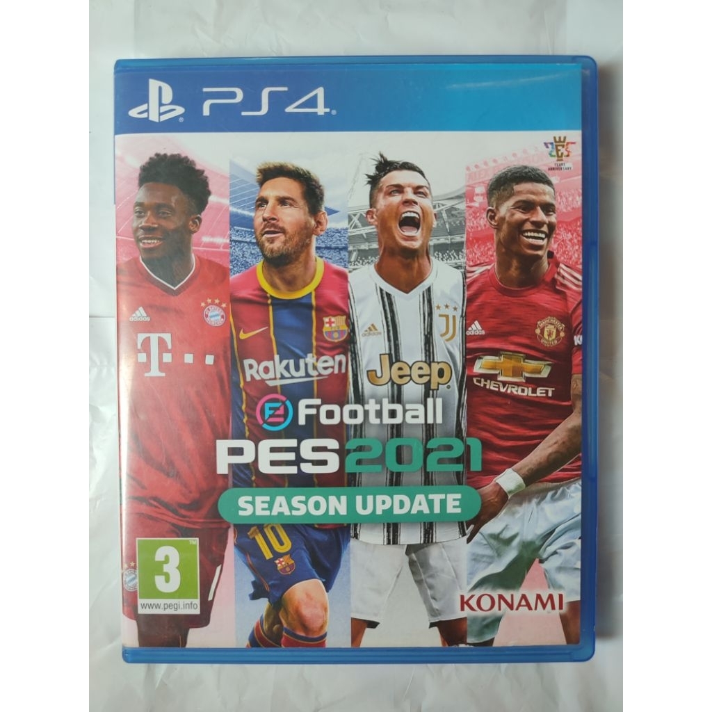 KASET BD PS4 PES 2021 BD Original Second | Region 2 dan 3