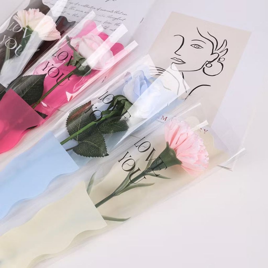 1 Pcs Plastik Single Buket / Plastik Bunga / plastik bungkus / plastik wrapping buket / plastik buke