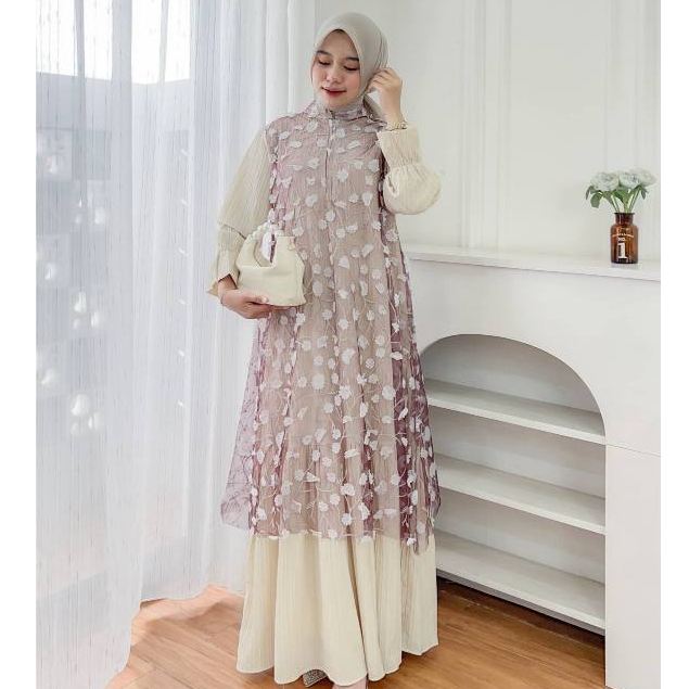 OUTFIT RAYA MODEL BAJU DRESS LEBARAN 2026 BY Aii Colection