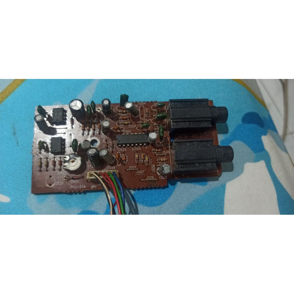 modul preamp mik echo dua chanal