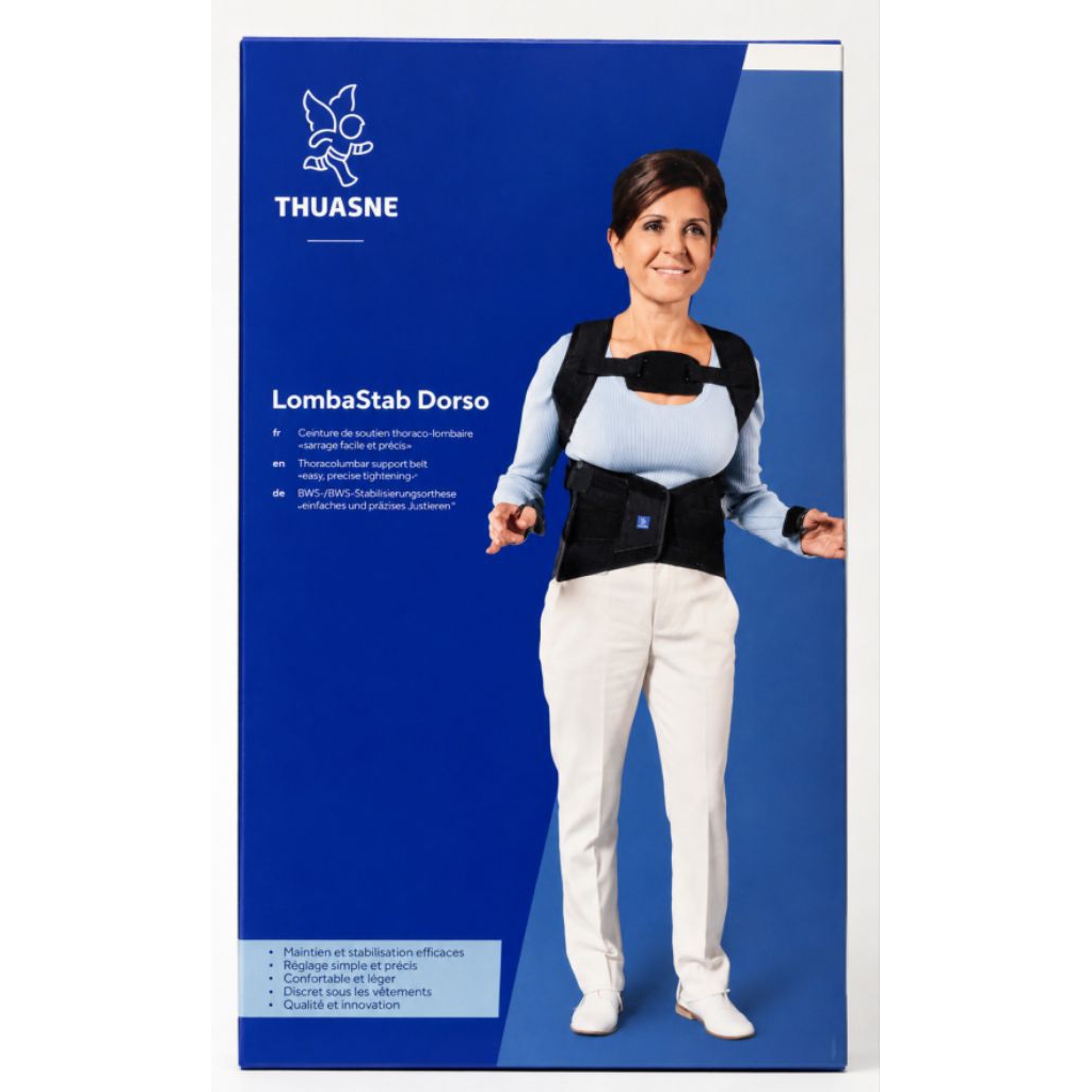 Thuasne LombaStab Dorso 100% Original, Seken Kondisi 90%, penopang punggung dan pinggang