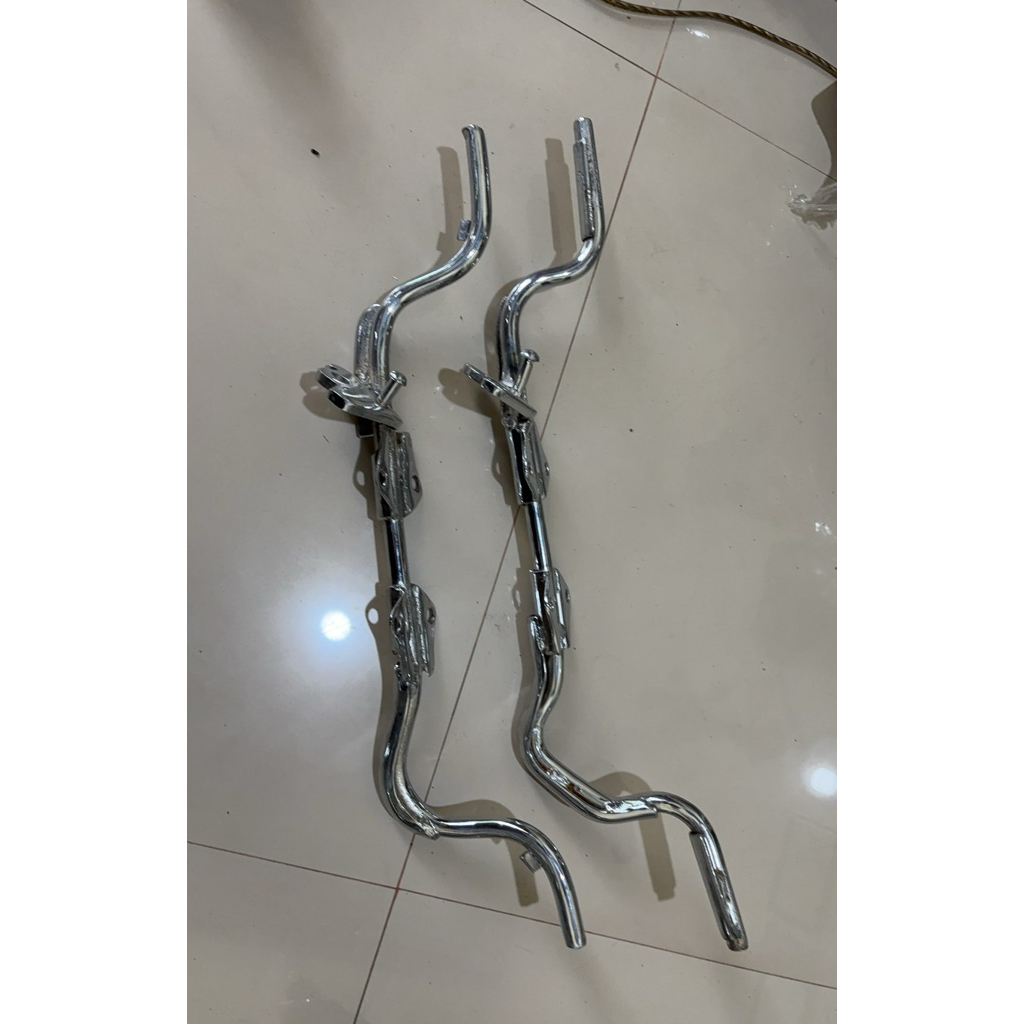 FOSTEP DEPAN SUPRA X LAMA 100 original CHROME