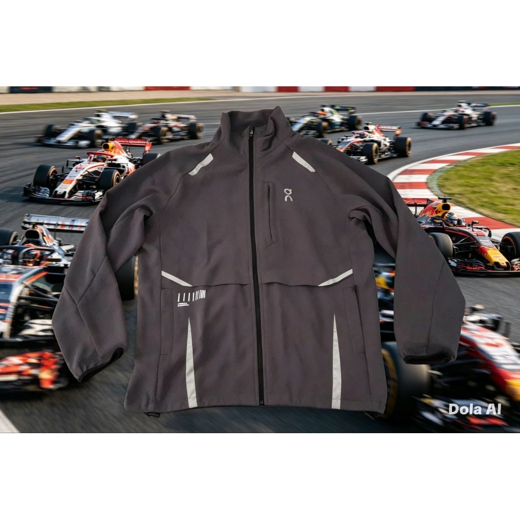 jaket oc/jaket running/jaket anti uv/jaket unisex/jaket abu/jaket grey/jacket reflektive