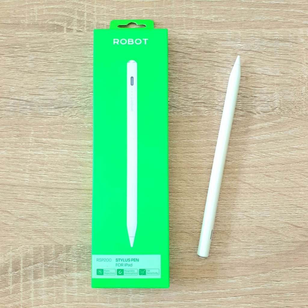 ROBOT RSP200 Stylus Pen For iPad Pensil Digital Compatible For iPad Support Palm Rejection LED