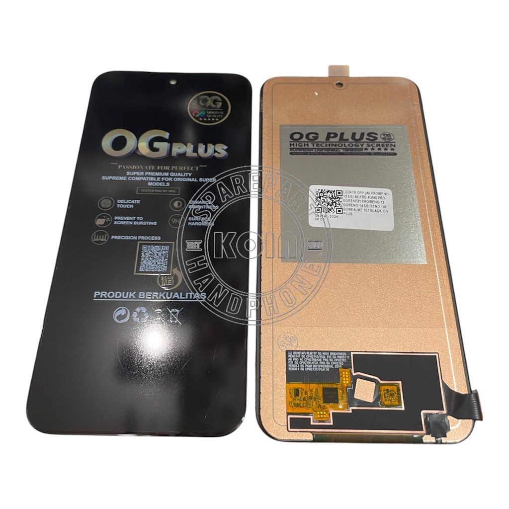 LCD+TOUCCREEN OPPO A6 PRO/RENO 13 5G/OPPO F31/F31 PRO/RENO 14 5G/RENO 14F 5G/REALME 15T ORIGINAL