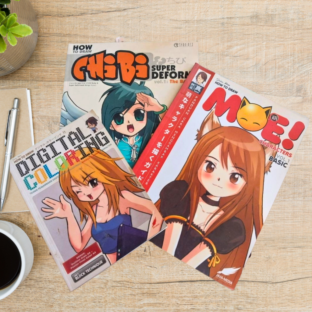 How to Draw Chibi, How to Draw MOE, How to Draw Digital Coloring - Shin Abe