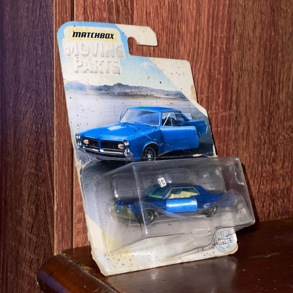 Matchbox Moving Parts – '62 Pontiac Grand Prix Blue | Diecast 1:64 Original Mattel