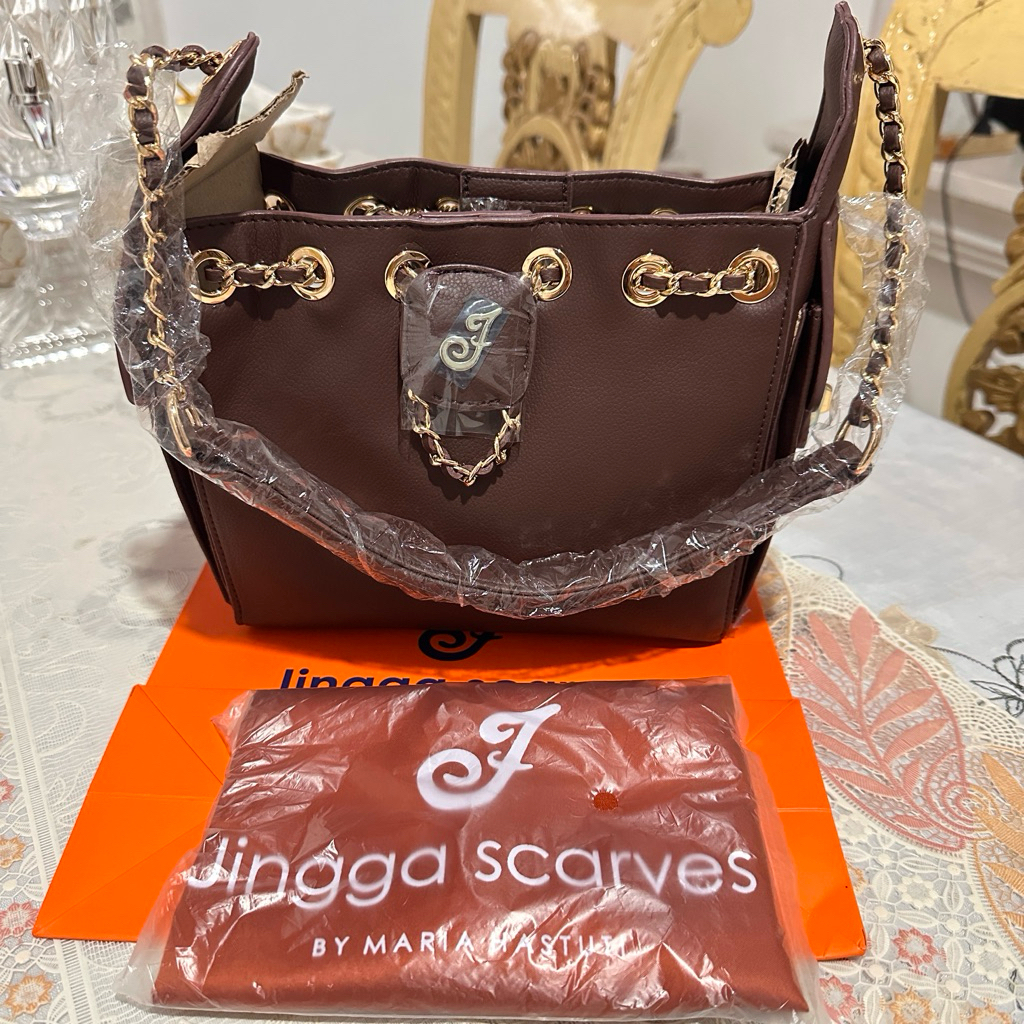 new jingga mini amor bag coffee