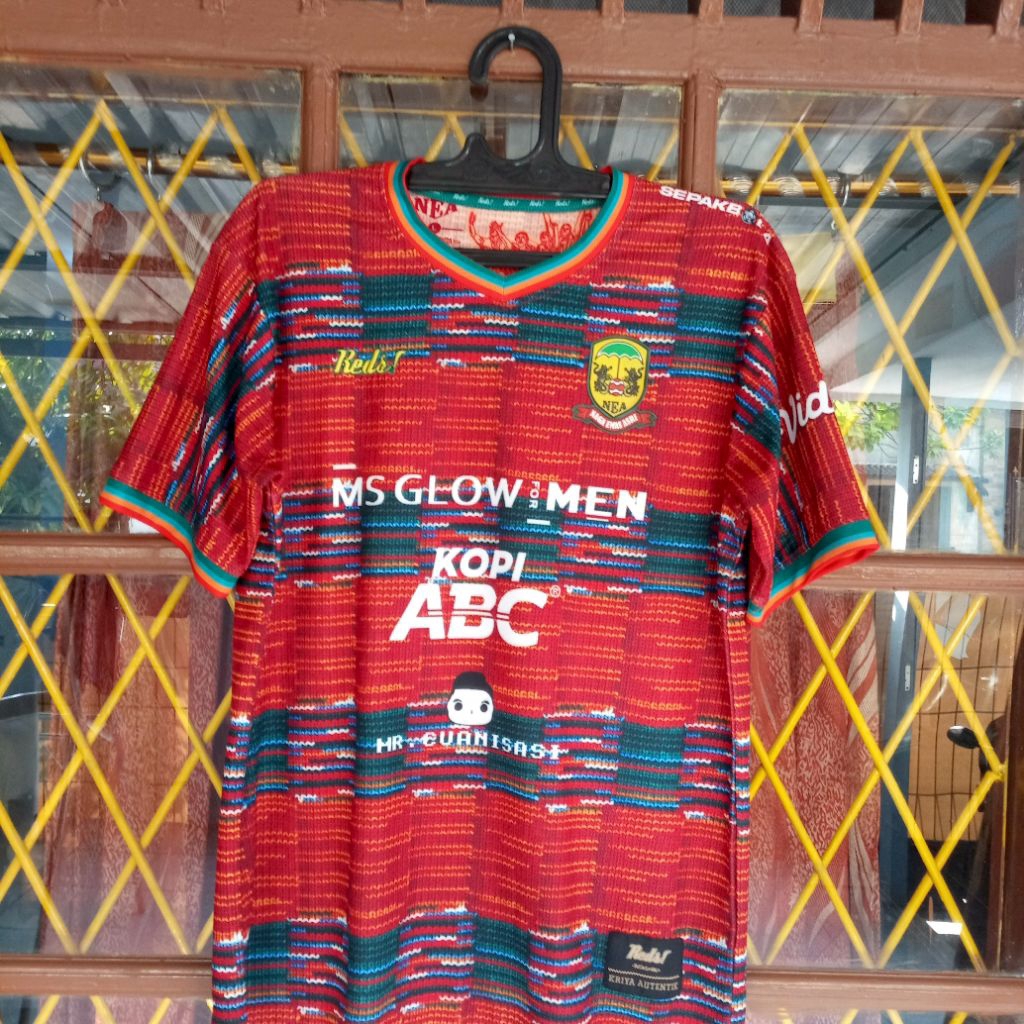 Naga Emas Asri (NEA) Home Jersey Player Issue by Reds - Liga 4 Jawa Timur 2021