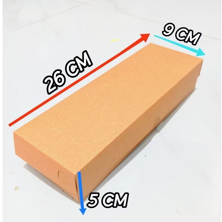 Box Brownies Craft Isi 100 Lembar Murah Ukuran 25x9x5 cm