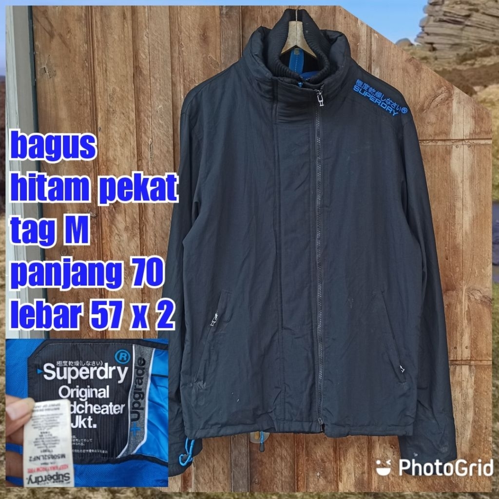 jaket gunung outdoor windbreaker superdry