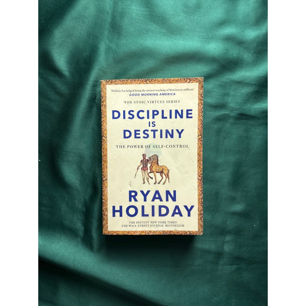 PRELOVED - Novel/Buku Discipline is Destiny - Ryan Holiday