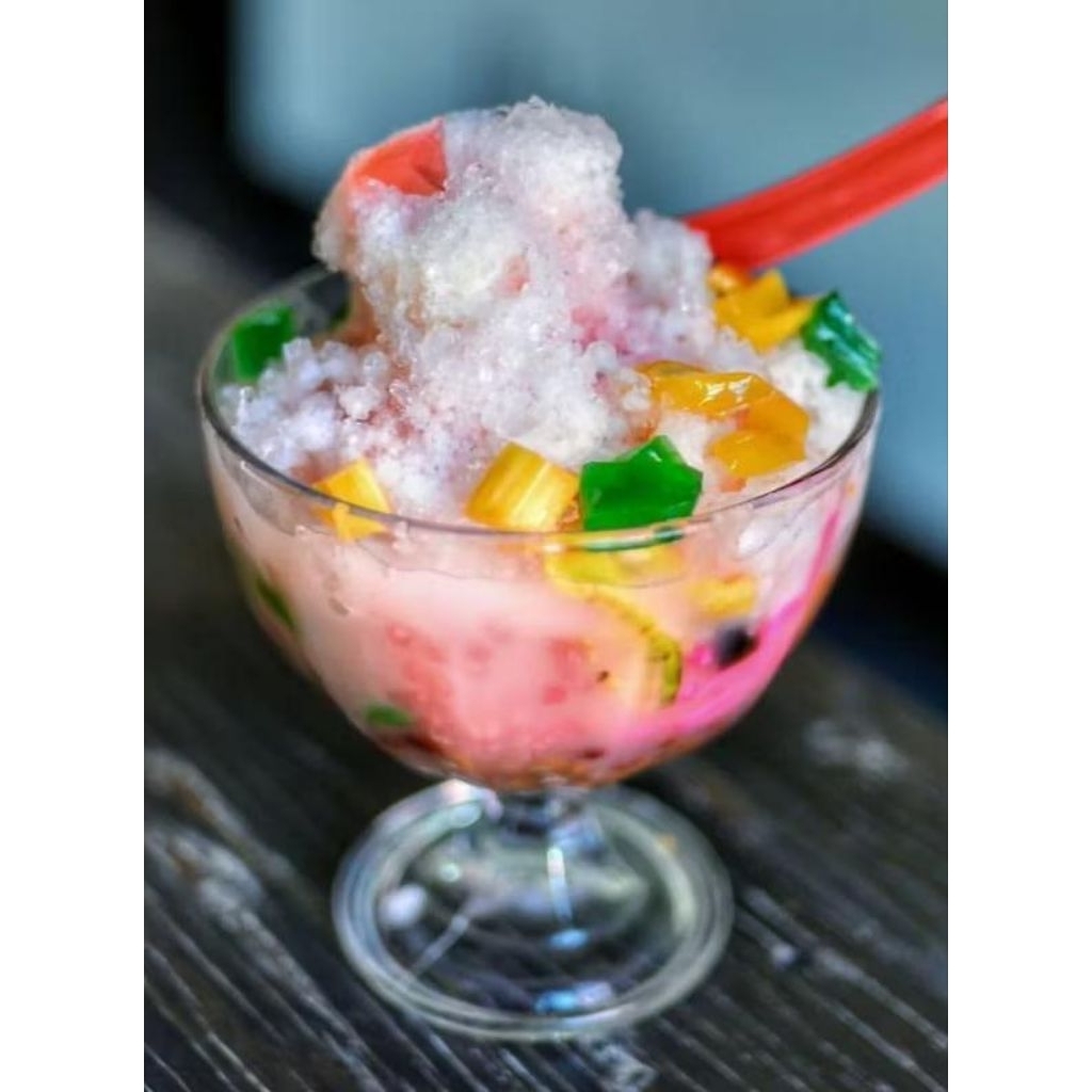 Gelas kaca es teller | mangkok es buah 500ml