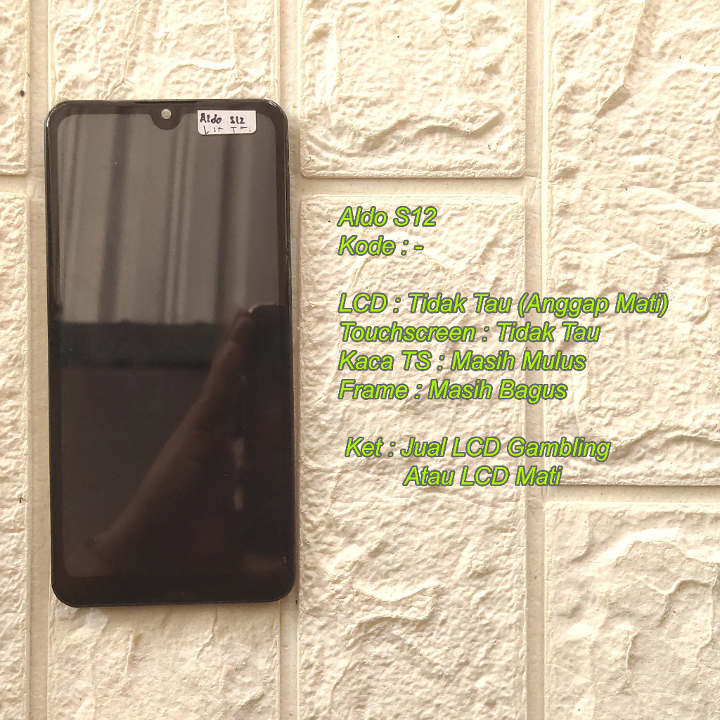 Aldo S12 LCD Plus Frame Gambling Copotan