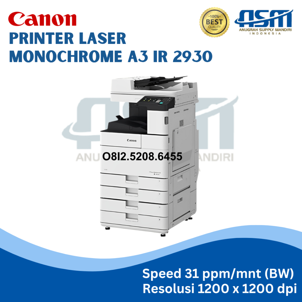 PRINTER LASER A3 MONOCHROME CANON 2930I FOTOCOPY MULTIFUNCTIONAL