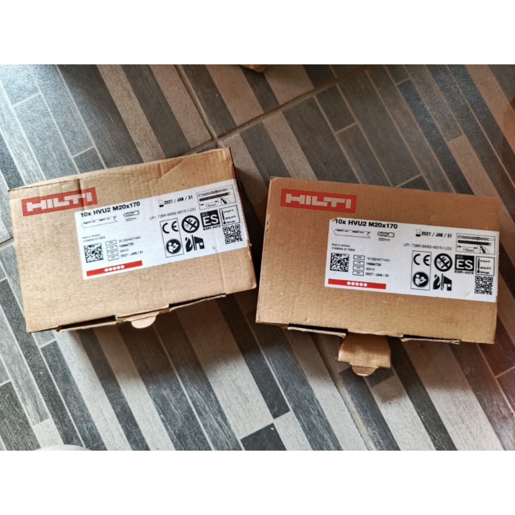 HILTI HVU2 | M20×170 Chemical Capsule