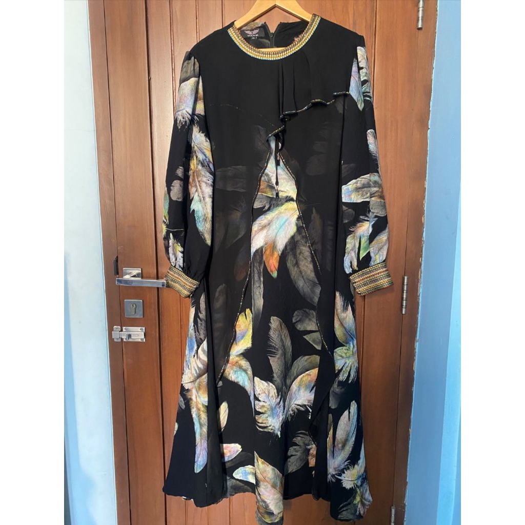 Hikmat Ori Preloved Motif Bunga dan Daun