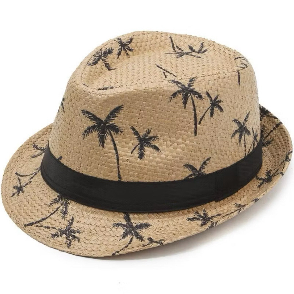[preloved] TOPI fedora pantai jerami dewasa anak laki cowo