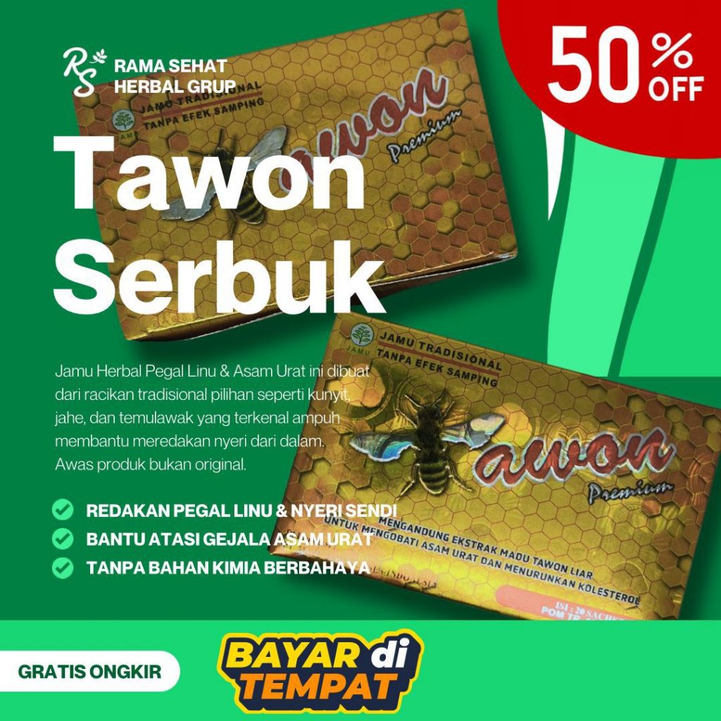 Jamu SerbukTawonAsli