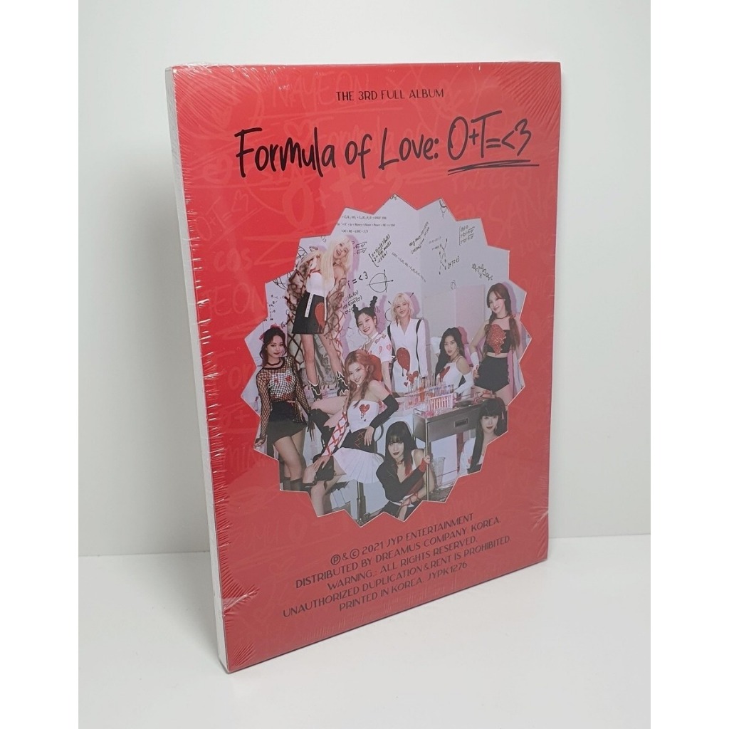 Twice Formula of Love [3rd Full Album] Official Album SEALED