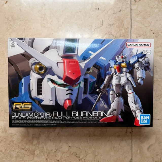 RG 1/144 Gundam GP01Fb Full Burnern Bandai MIB