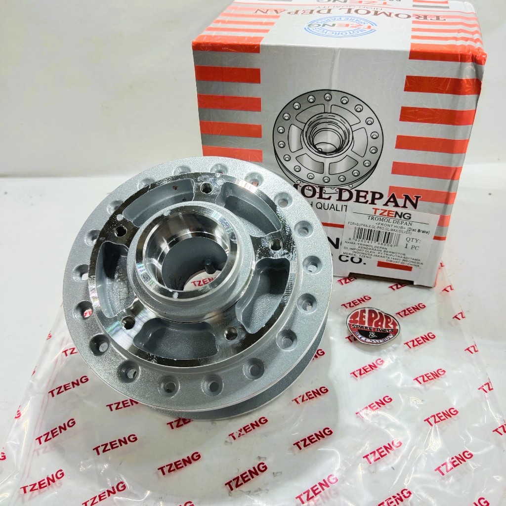 Tromol Depan GLPRO GLMAX GL Pro Max Supra X Lama Teromol Roda Depan Baut 5 Front Drum Glpro Glmax Gl