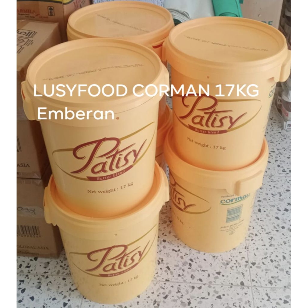 Butter blend corman patisy 17kg 1 pail