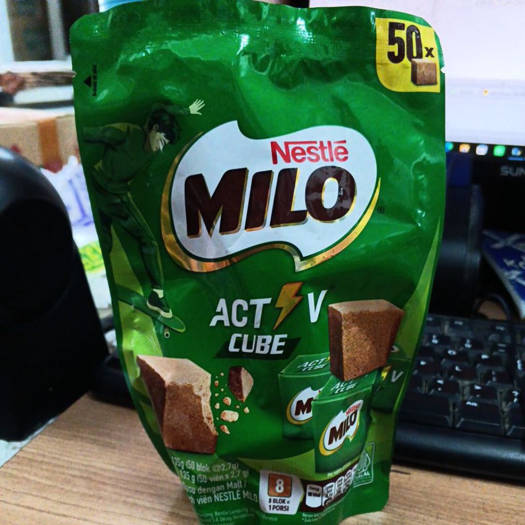 Milo cube (isi 50 BLOK) BESAR