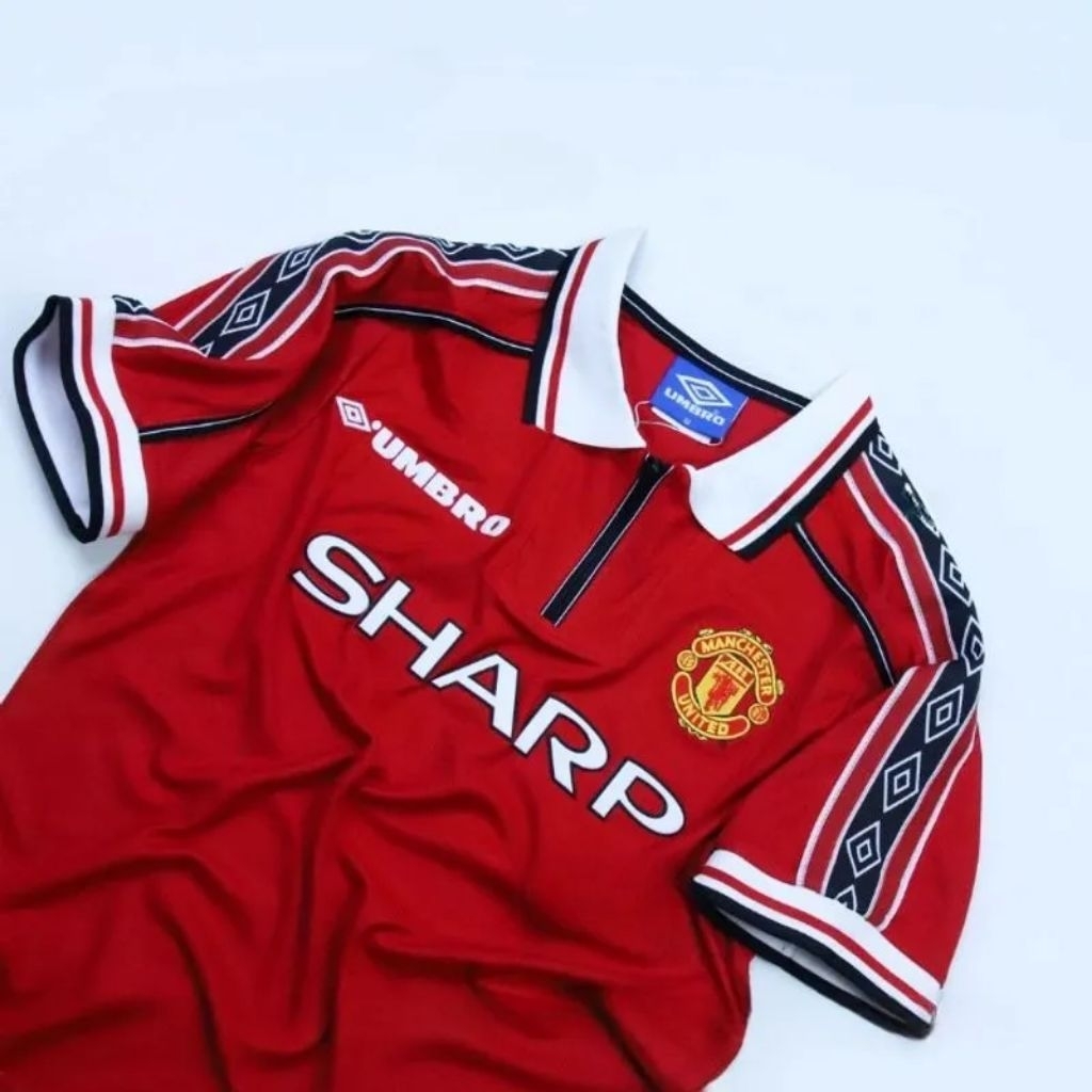 Jersey Manchester United Retro Home 1994-96 Dewasa| Jersey Retro MU Klasik M–XL | Atasan Pria Wanita