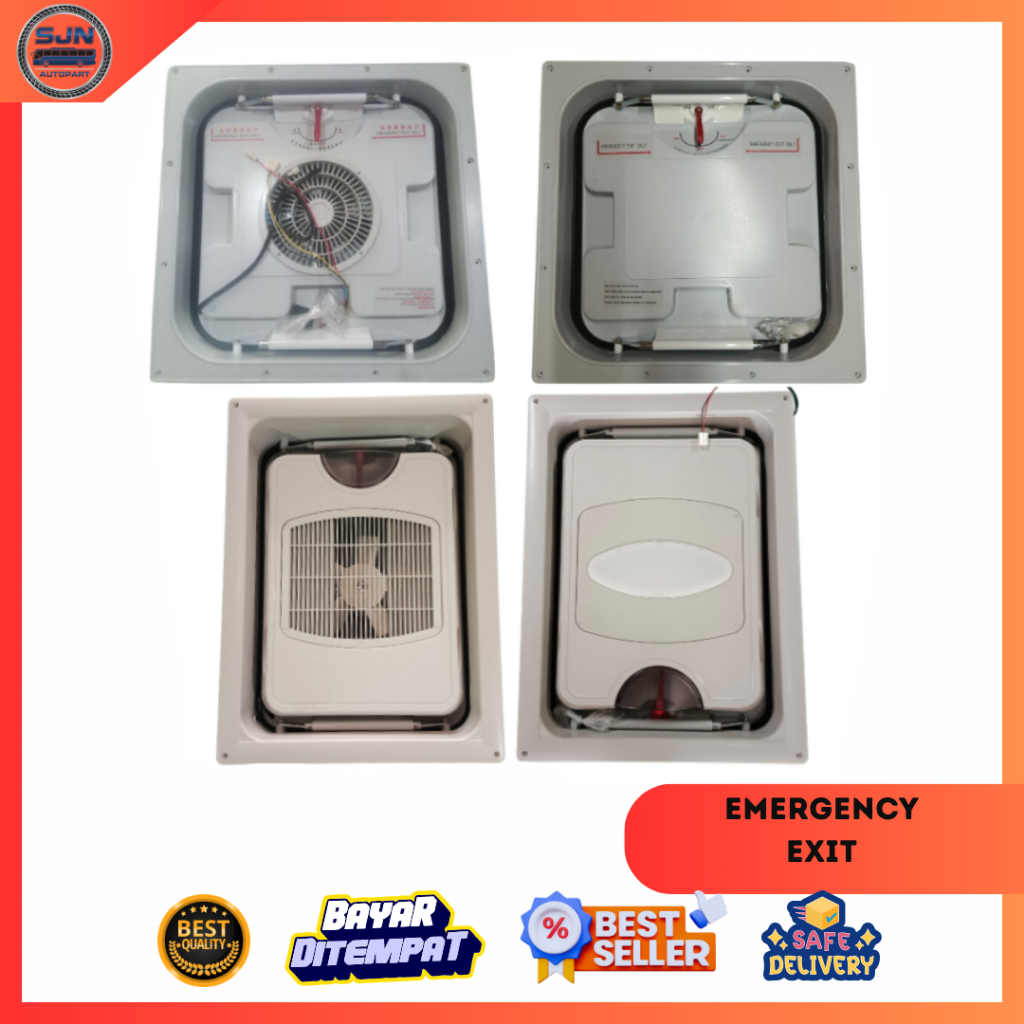 Emergency Exit Bus / Emergency Exit Plafon kipas LED / Emergency Laksana