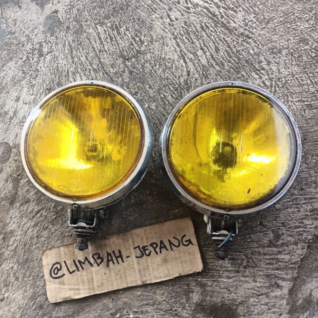 Lampu Kabut Hella 7 Inch Kuning Beling Kaca 2pcs SECOND BEKAS PAKAI
