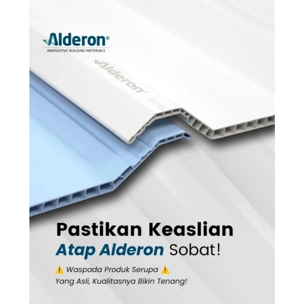 Atap UPVC Alderon Asli