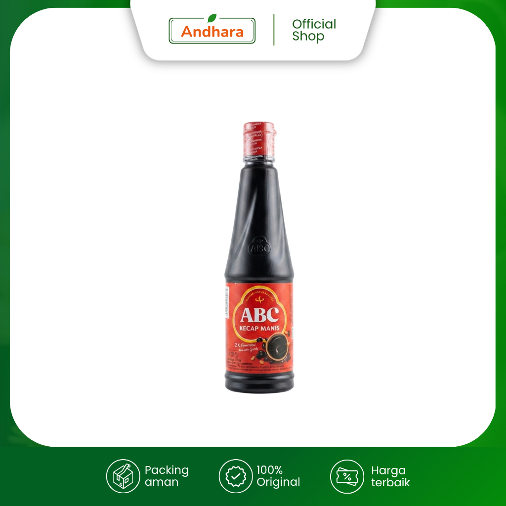 ABC Kecap Manis Botol Besar 275ml - Kecap Kedelai Hitam Masak