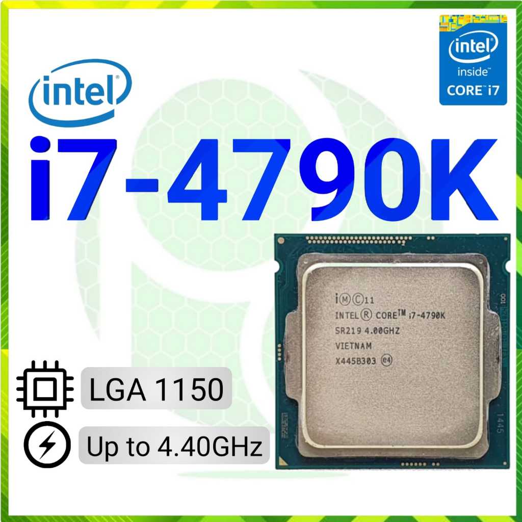Intel i7 4790K up to 4.40GHz - 1150 Processor Prosesor i7 4790 K