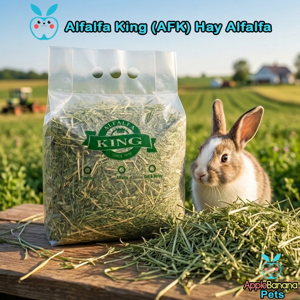 Makanan Kelinci ALFALFA HAY 500gr Afk "Alfalfa King" Afk Alfalfa 500gr