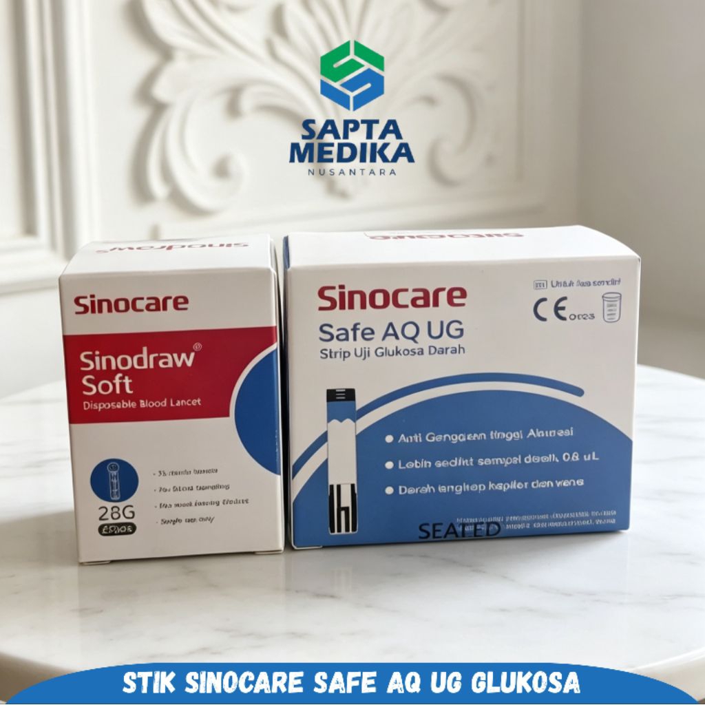 Stik Sinocare Safe AQ UG Glukosa