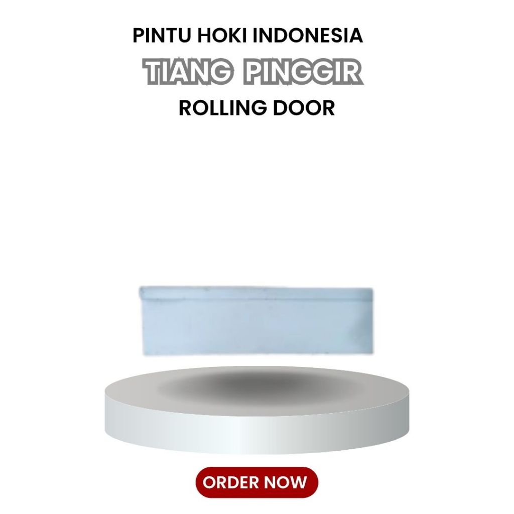 Tiang Pinggir Rolling Door Industri Ruko Gudang Per Meter | Guide Rail Rolling Door | Tiang U Rollin