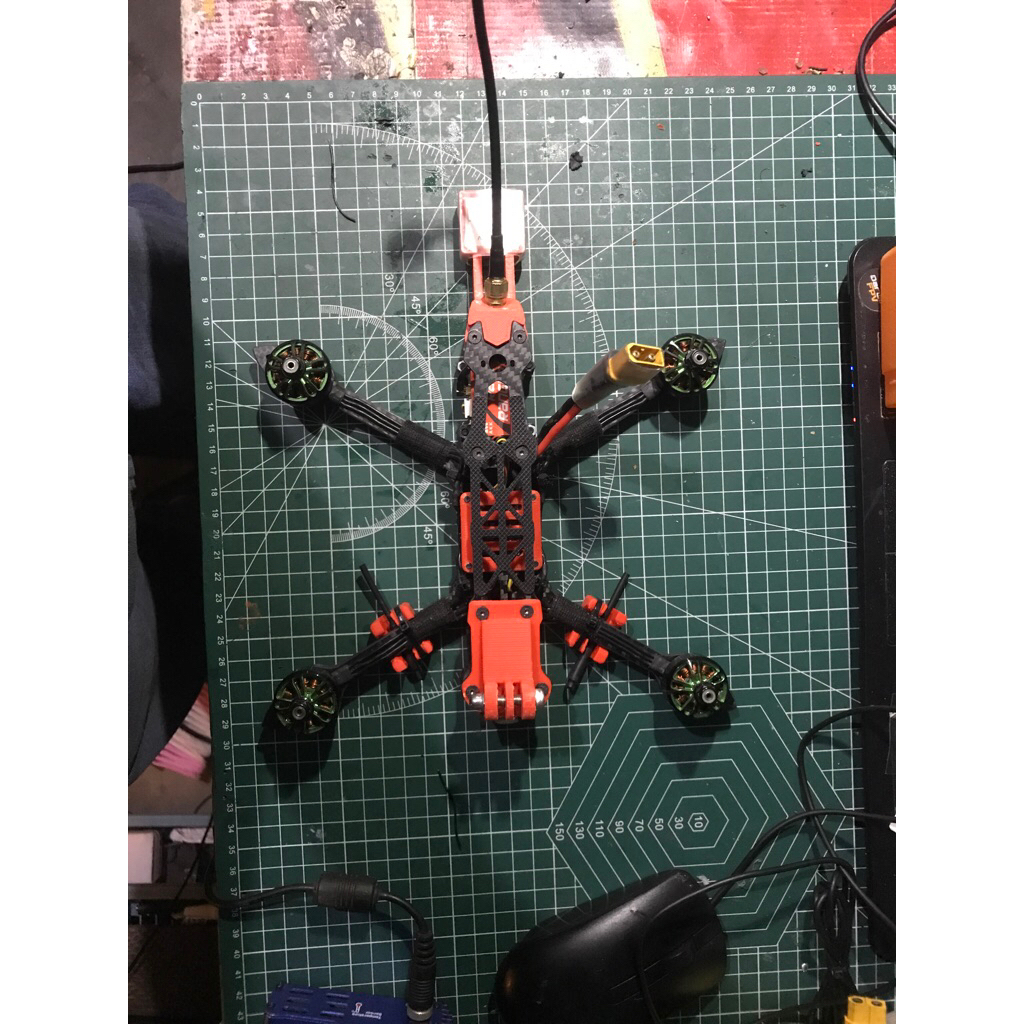 fpv drone analog 5 inch rakitan (only drone)