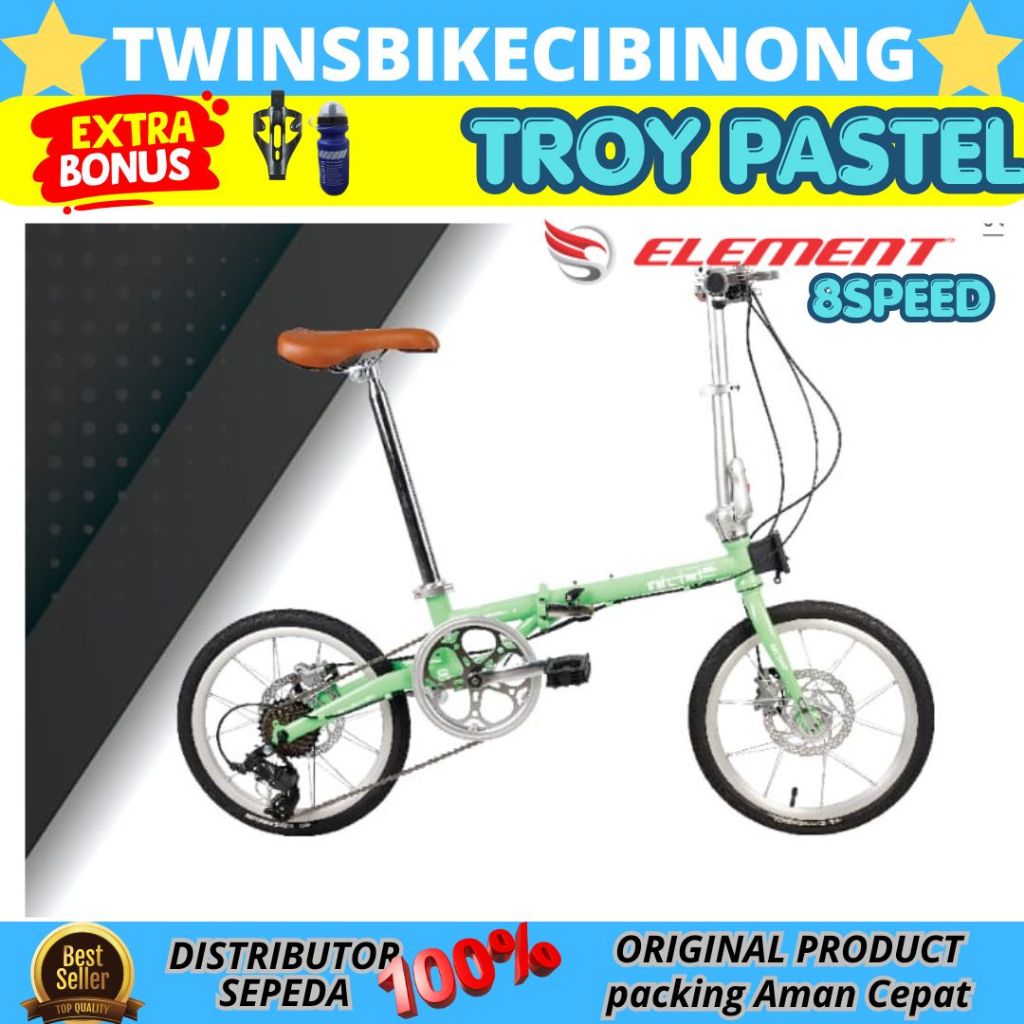 Sepeda Lipat 16 Element Troy 8 Pastel