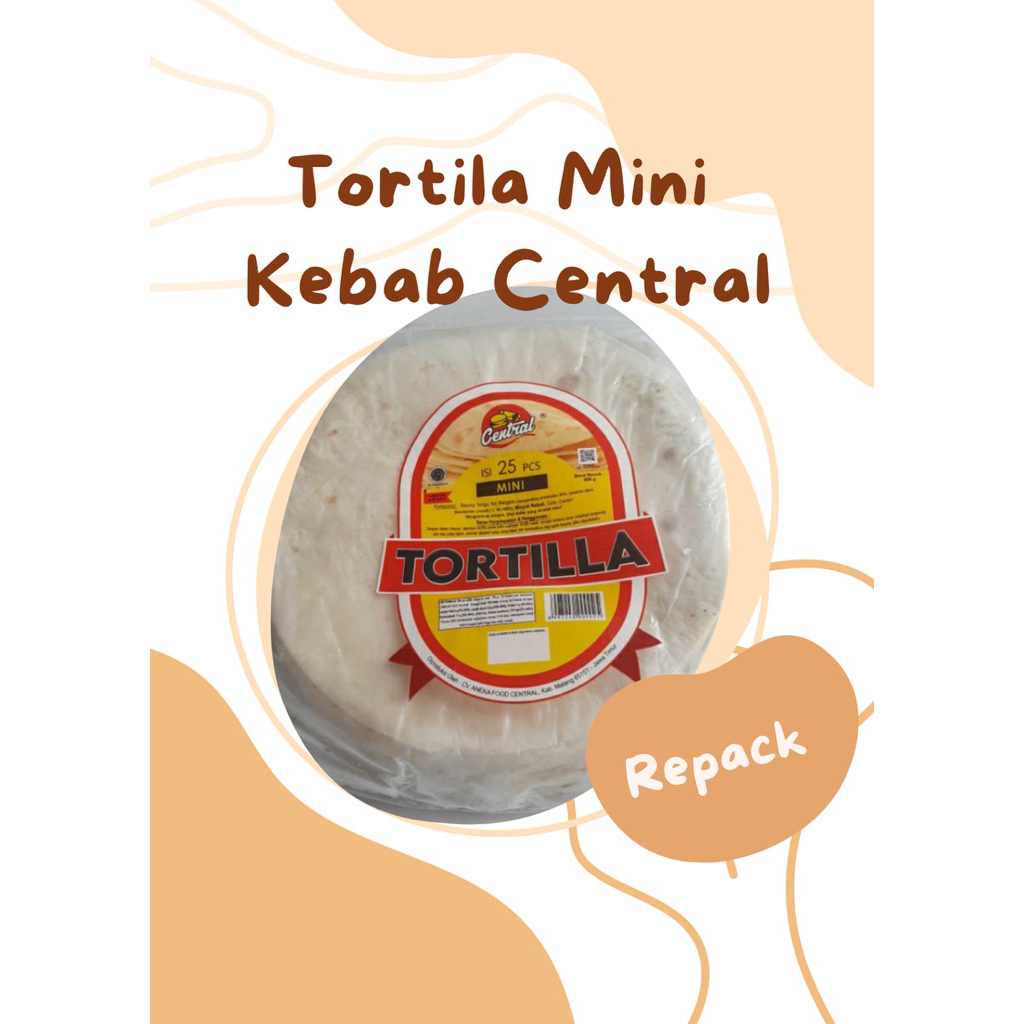 Tortilla Kulit Kebab Premium Central Ukuran Mini 20cm
