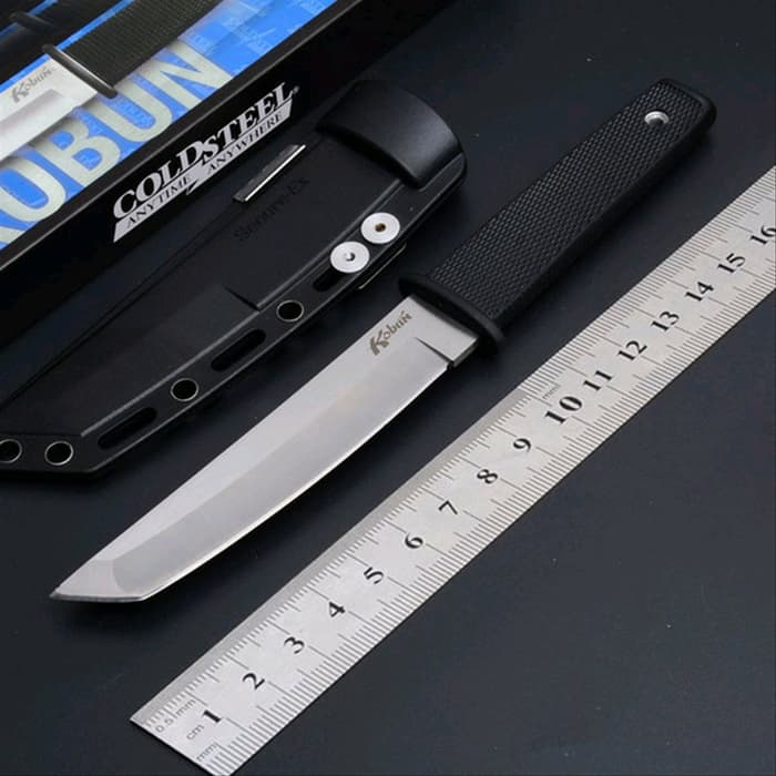 Pisau Survival Kit Kobun Cold Steel | Pisau Tactical Kobun Fix Knife Military Outdoor
