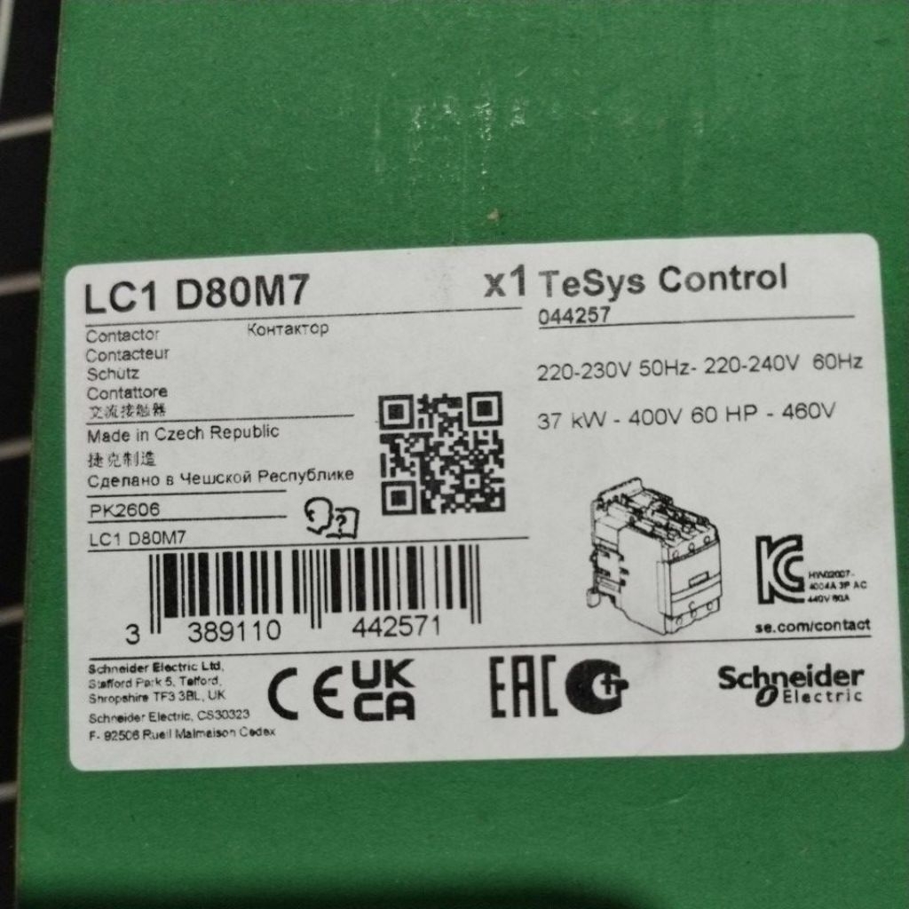 contactor LC1 D80M7