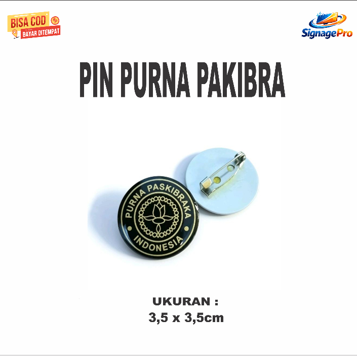 Pin Purna Paskibra / Paskibraka / aksesoris paskibra coating