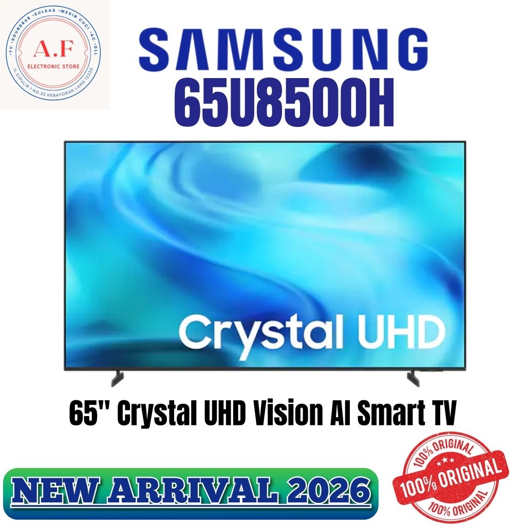 SAMSUNG 65U8500H CRYSTAL UHD 4K VISION AI SMART TV 65 INCH / UA65U8500HKXXD / 65U8500HK / 65U8500F